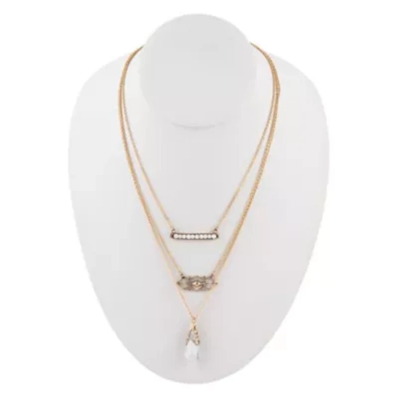 White Howlite and Bronze All Layered Up