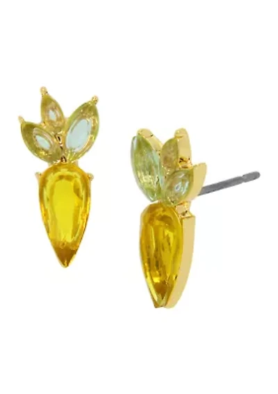 Carrot Stud Earrings