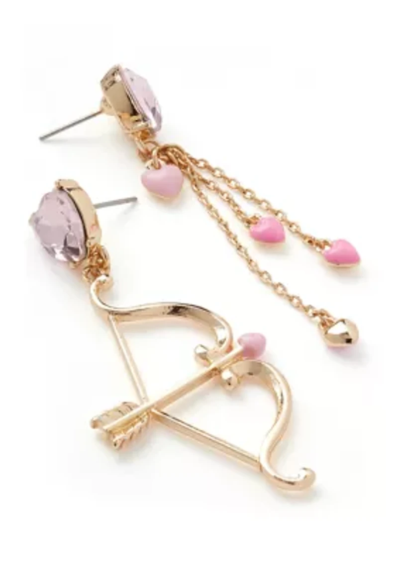 Heart Arrow Mismatch Earrings