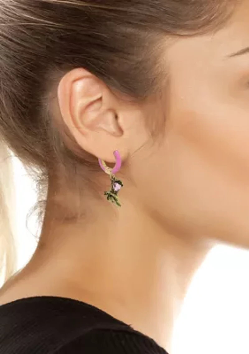 Cowboy Boot Huggie Earrings