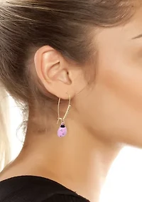 Ladybug Dangle Earrings