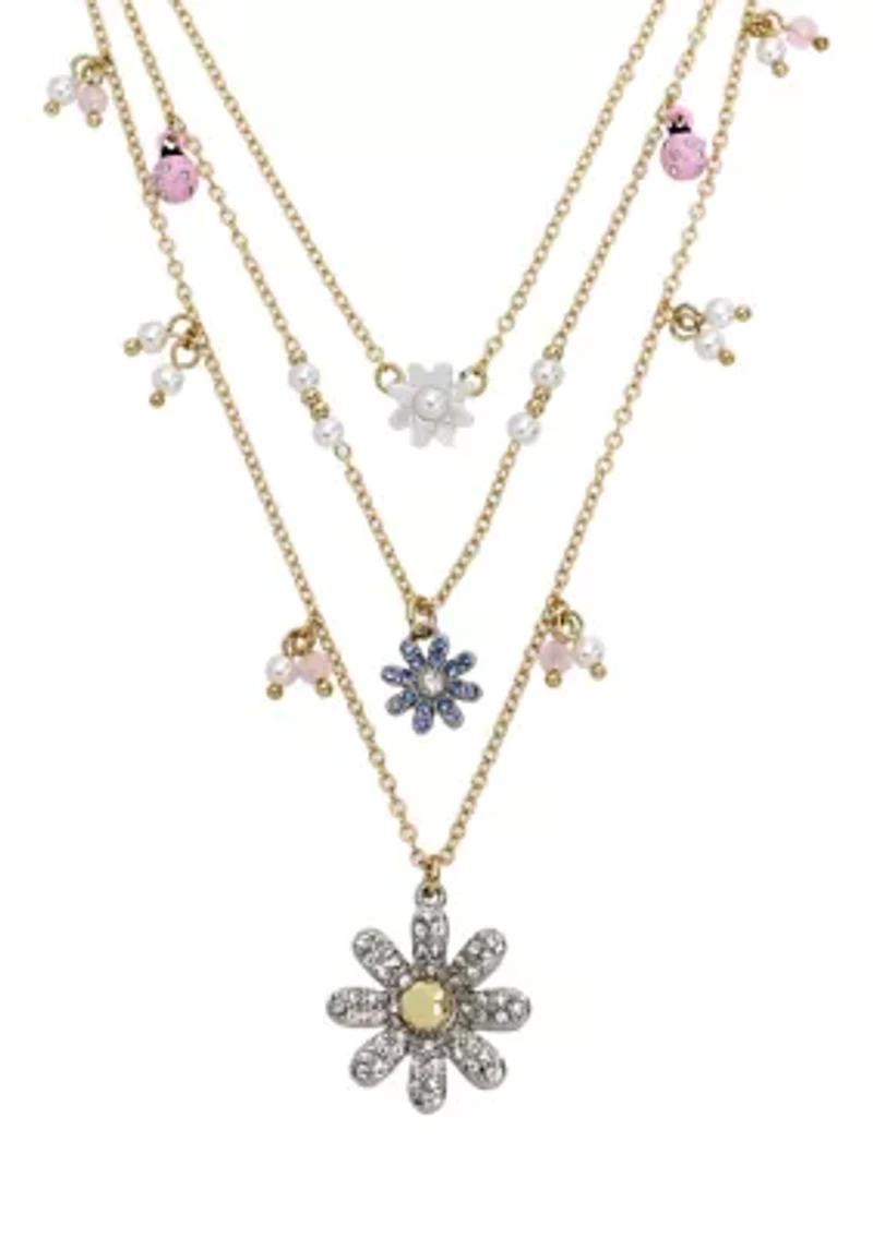 Daisy Layered Necklace