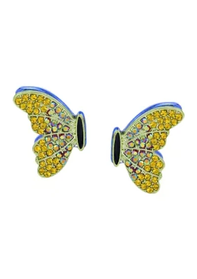 Butterfly Wing Stud Earrings