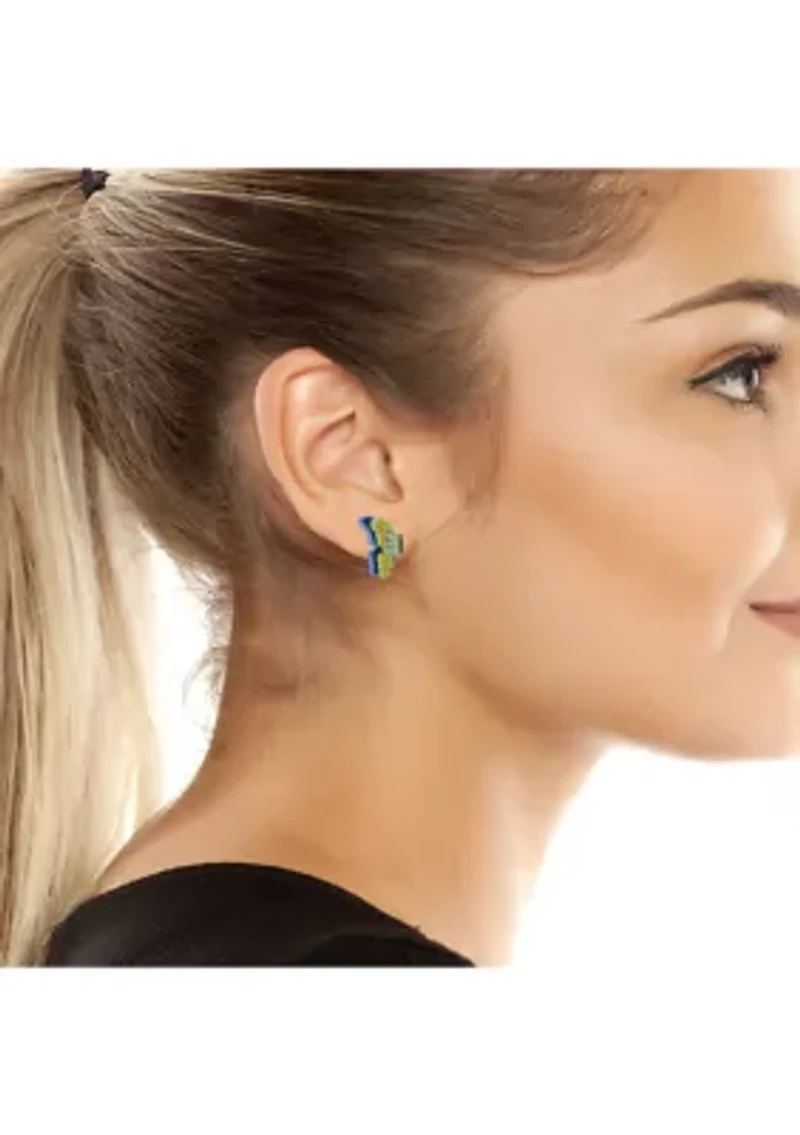 Butterfly Wing Stud Earrings