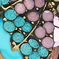 Boho Butterfly Gem Dangle Earrings