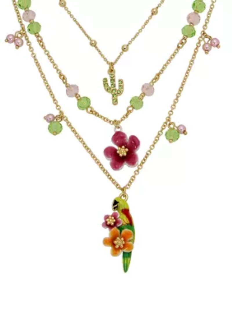 Parrot Layered Necklace