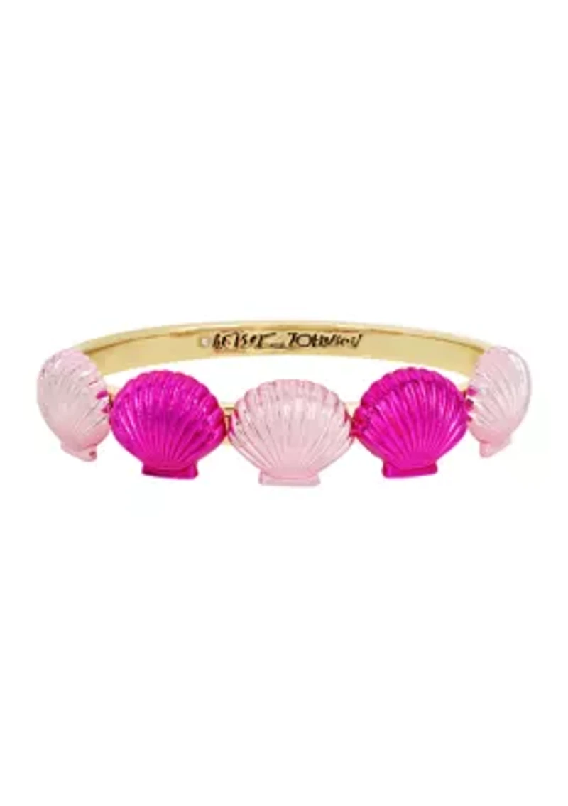 Seashell Bangle Bracelet