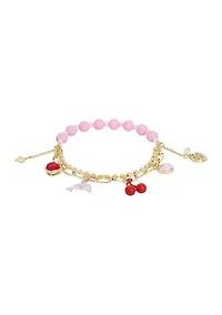 Dolphin Charm Stretch Bracelet
