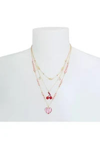 Heart Charm Layered Necklace