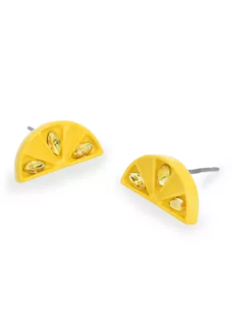 Lemon Stud Earrings