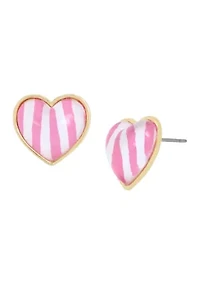 Heart Stud Earrings