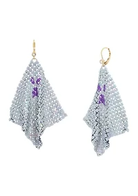 Ghost Chainmail Chandelier Earrings