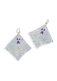 Ghost Chainmail Chandelier Earrings