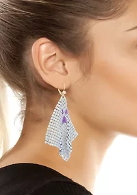 Ghost Chainmail Chandelier Earrings