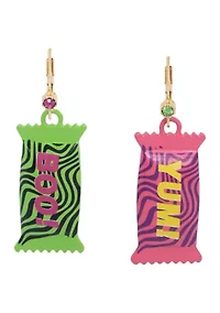 Candy Mismatch Drop Earrings