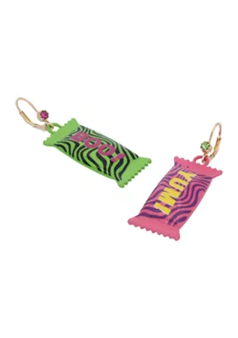 Candy Mismatch Drop Earrings