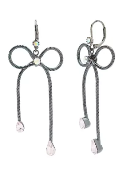 Bow Drop Earrings