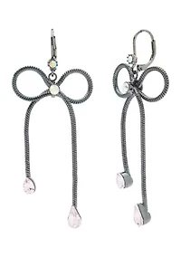 Bow Drop Earrings