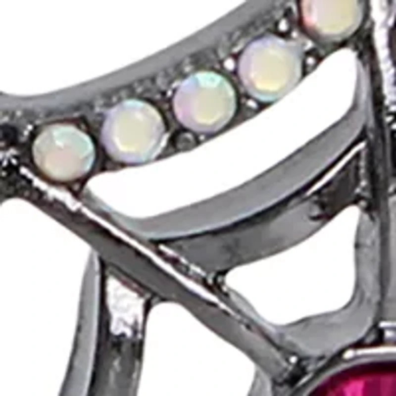Spider Web Mismatch Dangle Earrings