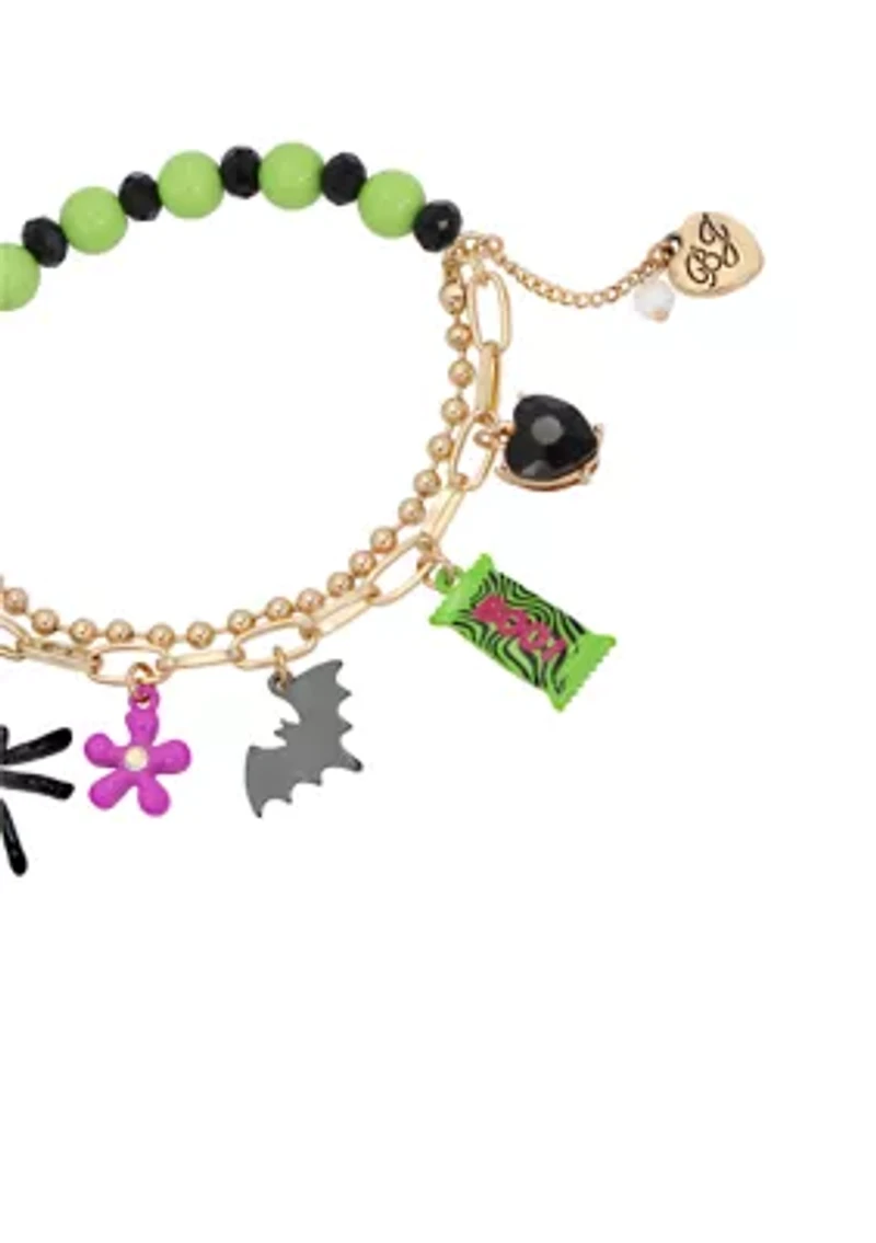 Halloween Charm Stretch Bracelet