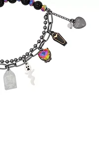 Ghost Charm Stretch Bracelet