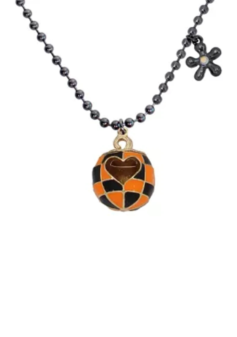 Pumpkin Pendant Necklace
