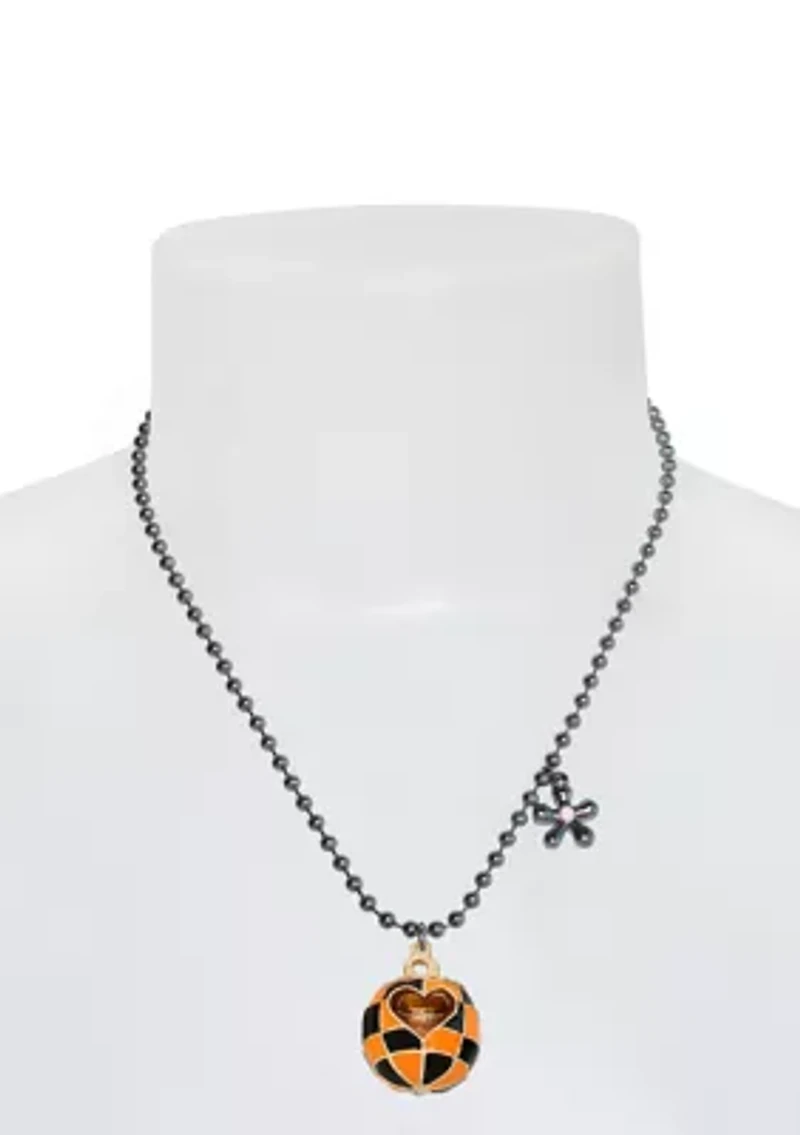 Pumpkin Pendant Necklace