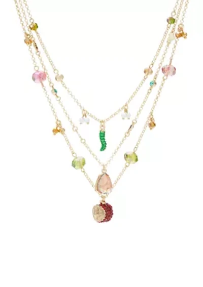 Autumn Charm Layered Necklace