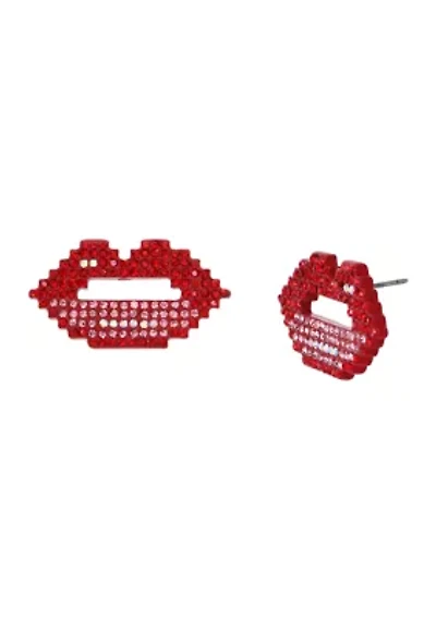 Sweetheart Lips Stud Earrings