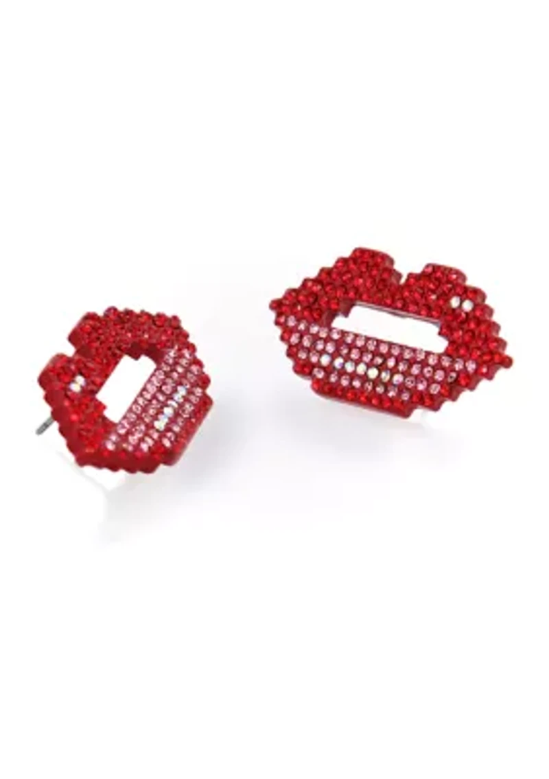 Sweetheart Lips Stud Earrings