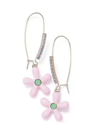 Spring Flower Dangle Earrings