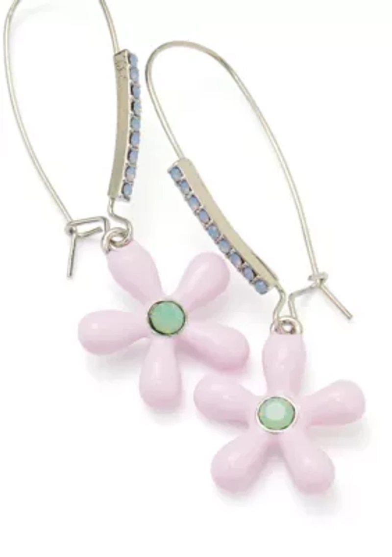 Spring Flower Dangle Earrings