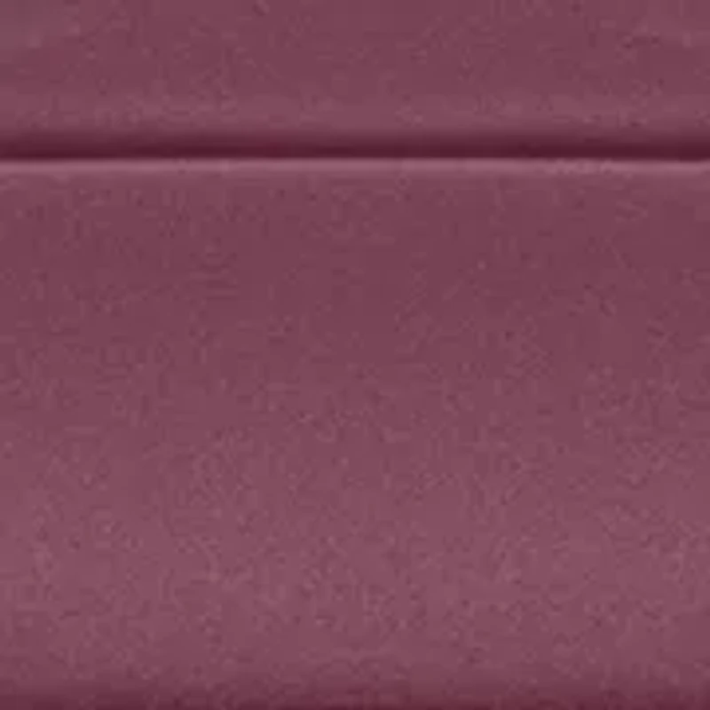 Quartz Round Burgundy Rubberized Link Watch