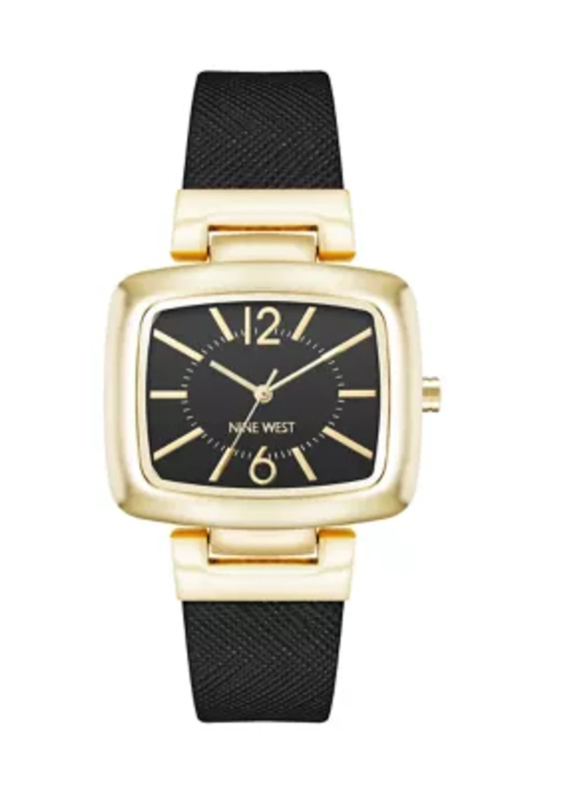 Jet Gold Tone Watch 