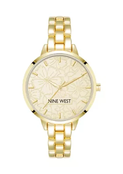 Women's Gold-Tone Metal Link Bracelet Watch