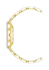 Women's Gold-Tone Metal Link Bracelet Watch