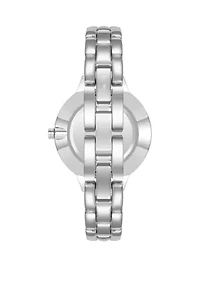 Women's Millimeter Silver-Tone Metal Link Bracelet Watch