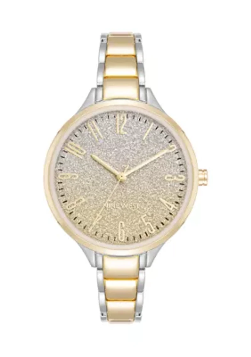 Glitter Ombre Dial Watch