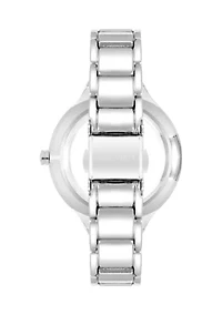 Women's Silver-Tone Metal Link Bracelet Watch
