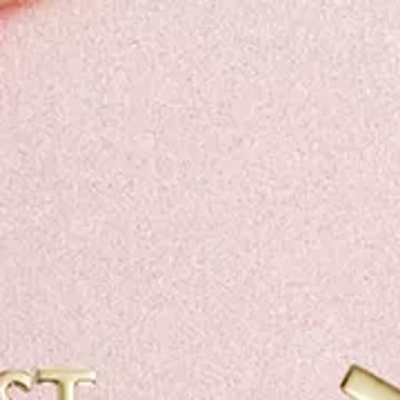 Quartz Pink and Gold Tone Metal Alloy Bracelet Watch