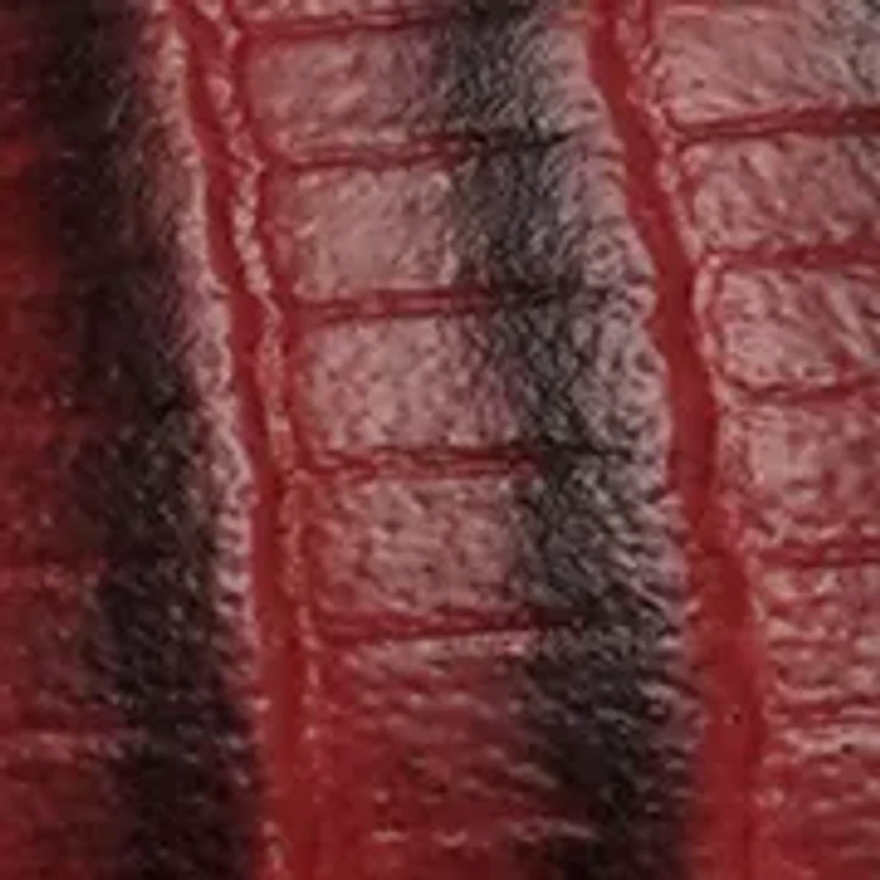  Women's Quartz Rectangular Gold Tone Red Faux Leather Watch