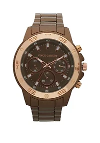 Brown Metal Watch 