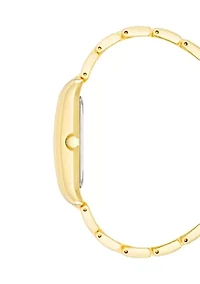 Rectangle Face Metal Bracelet Watch