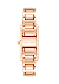 Rectangle Face Metal Bracelet Watch