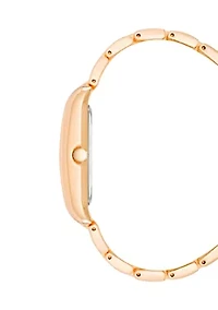 Rectangle Face Metal Bracelet Watch