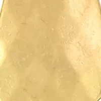 Gold Tone Long 3 Part Quilted Graduated Rectangle Pendant Necklace