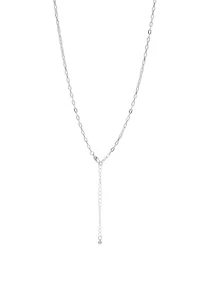 Two Tone Long Triple Wavy Disc Pendant Necklace