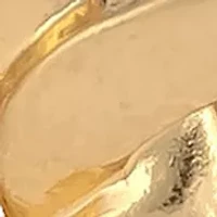 Gold Curb Link Stretch Bangle