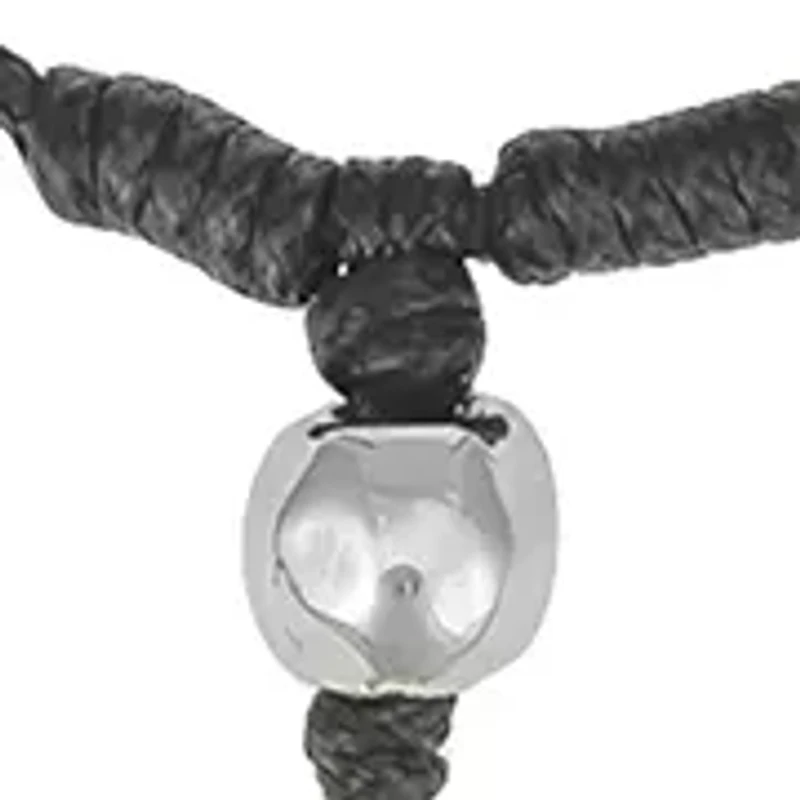 Two Tone Long Open Teardrop Pendant Necklace