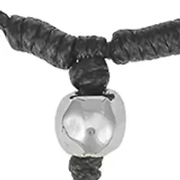 Two Tone Long Open Teardrop Pendant Necklace